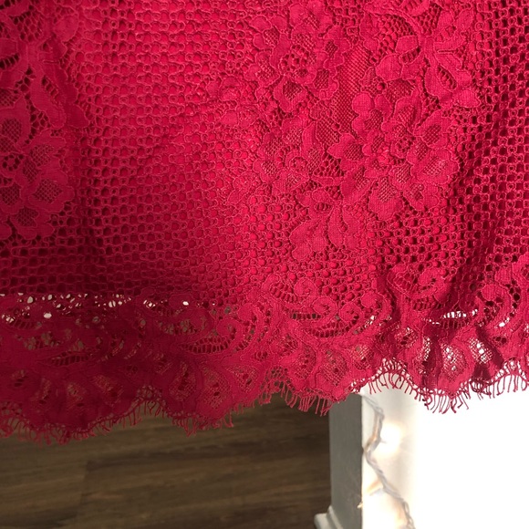 Red Lace Dress - Picture 4 of 5